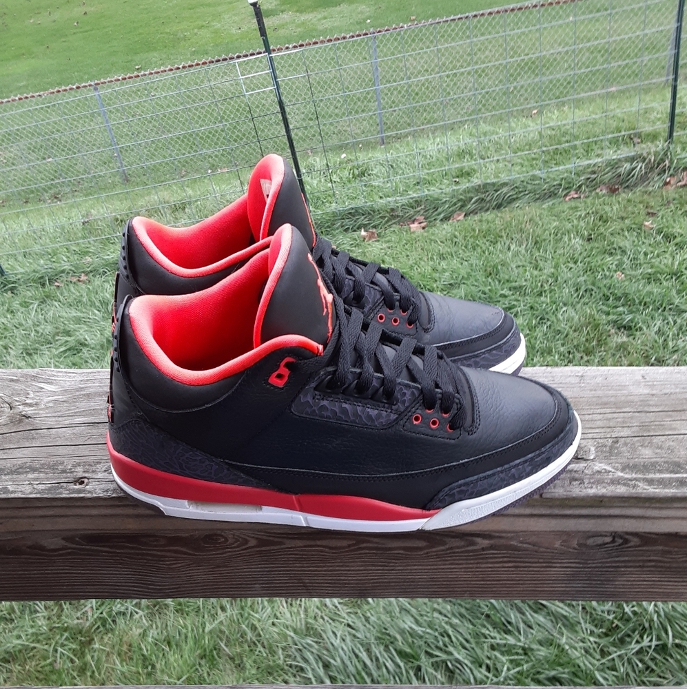VINTAGE AIR JORDAN 3 RETRO "CRIMSON" INFARED 888